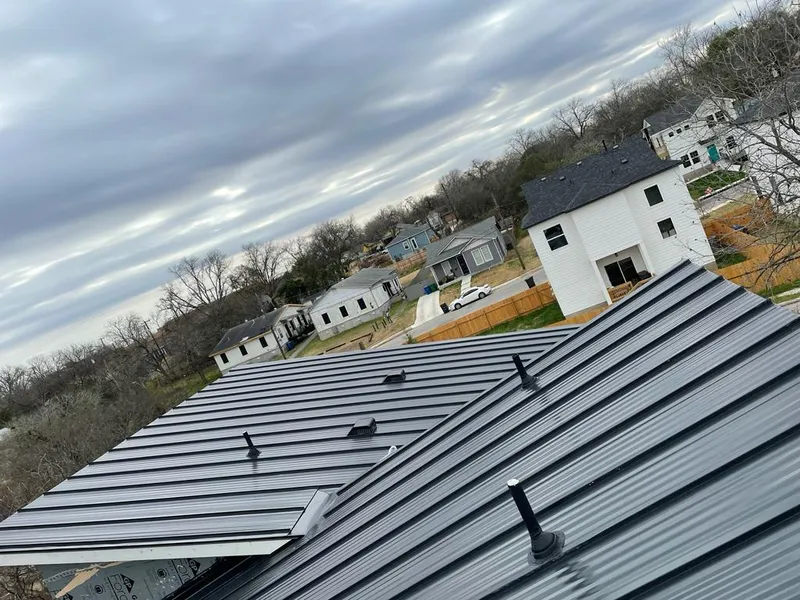Standing seam metal roof panels with vents for Skylight Repair in Dickson City